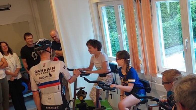 Matej Mohorič, donacija, otroci, Zdravstveni dom Kranj