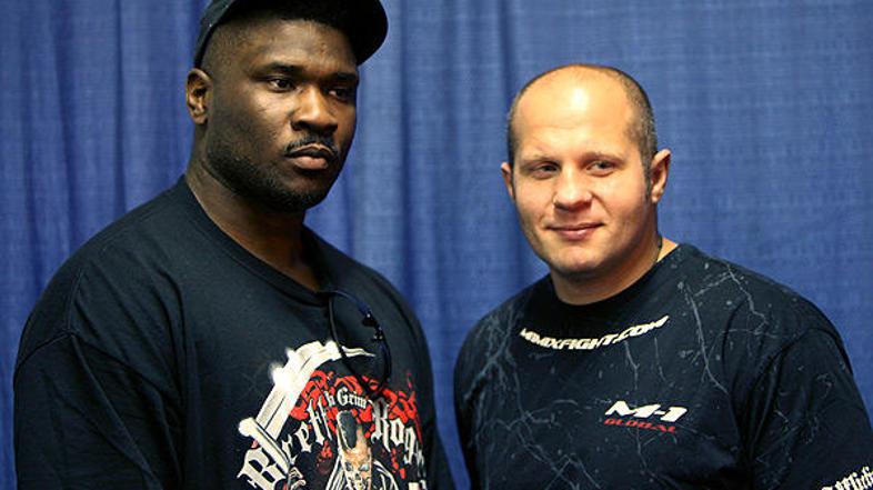 Brett Rogers (levo) in Fjodor Jemeljanenko - kdo bo močnejši? FOTO: Sherdog