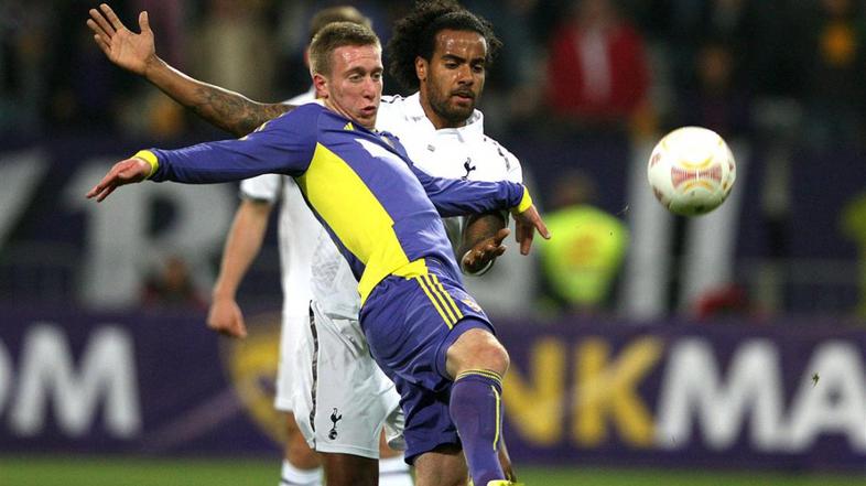 Berić Huddlestone Maribor Tottenham Evropska liga Ljudski vrt