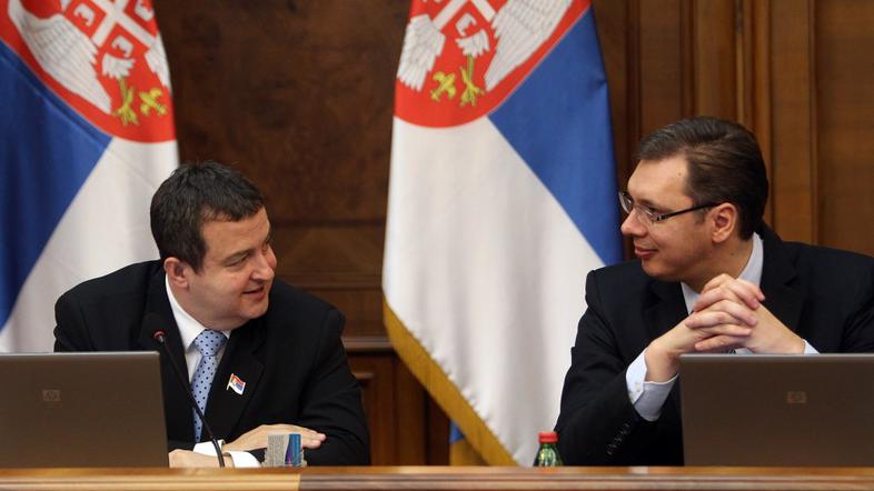Ivica Dačić in Aleksander Vučić