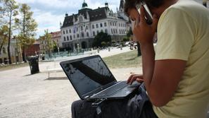 Meritev omrežja LTE v Ljubljani.