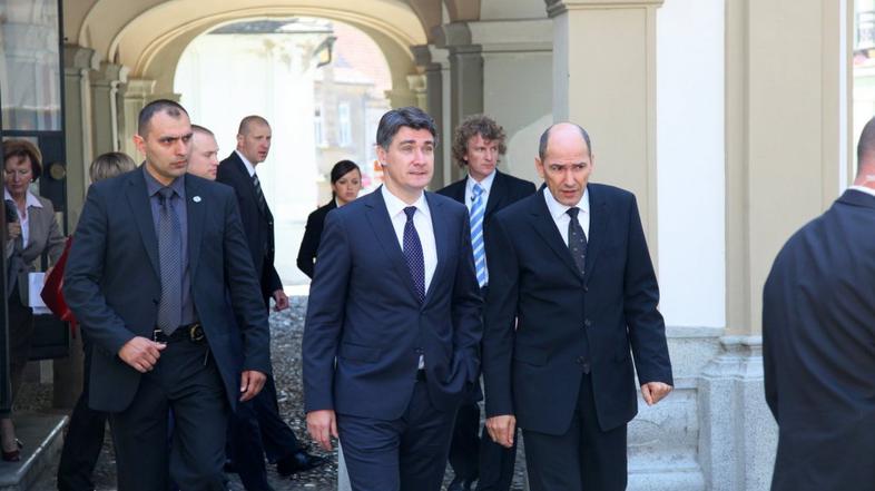 Janša in Milanović