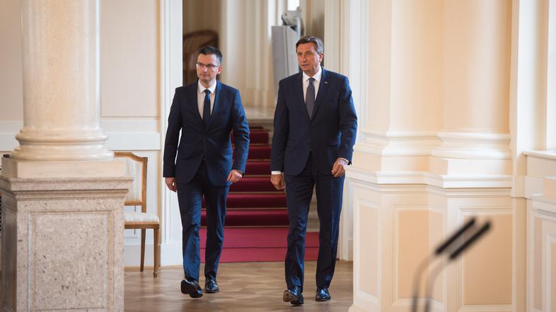 Vlada Marjan Šarec Borut Pahor predsedniška palača