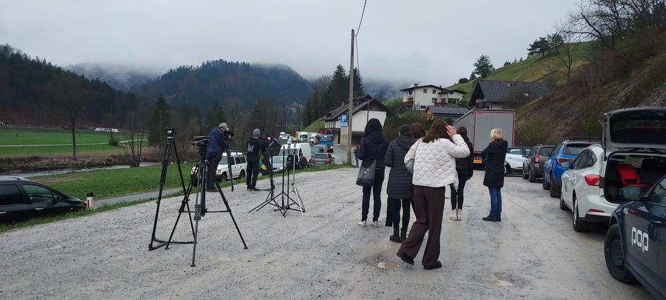 Protestna zapora ceste | Avtor: Občina Gorenja vas - Poljane