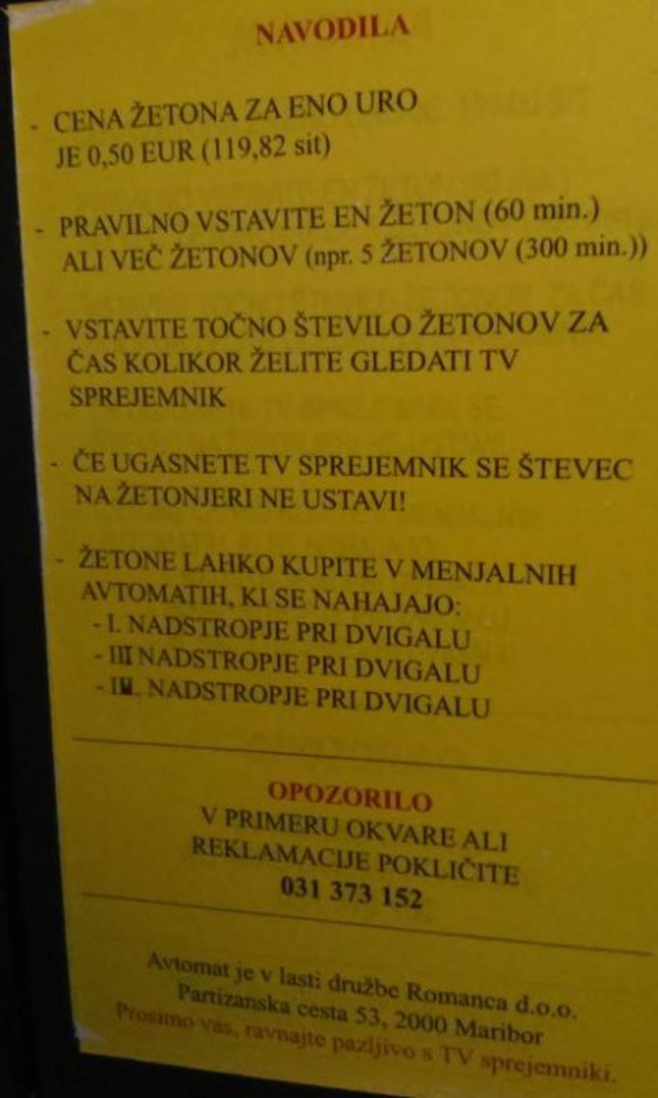 navodila, Izola | Avtor: bralka