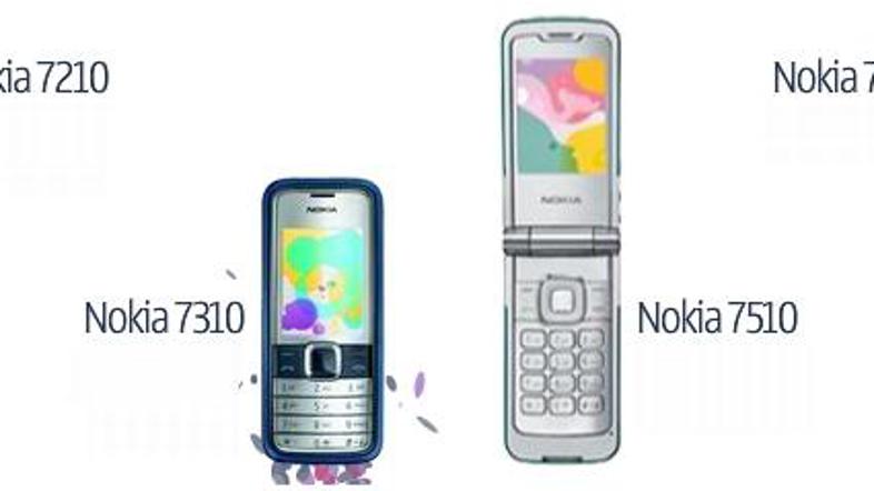 Po seriji L'Amour Nokia zdaj spet prinaša barvite aparate za modne navdušence.