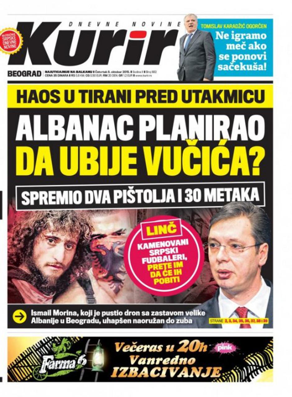 kurir naslovnica | Avtor: Reševalni pas/Twitter