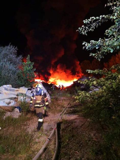 požar ljubljana cesta dveh cesarjev