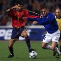Guardiola v reprezentančni majici na prijateljskem dvoboju z Italijo leta 2000