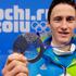 Peter Prevc Soči 2014 srebrna kolajna medalja podelitev mala skakalnica