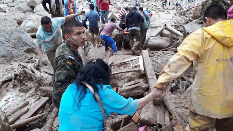 Poplave in plazovi v Kolumbiji