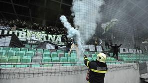 Olimpija Ljubljana Maribor Prva liga slovenska prvenstvo Stožice gasilci