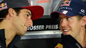 daniel ricciardo sebastian vettel