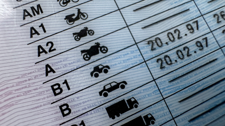 vozniško dovoljenje