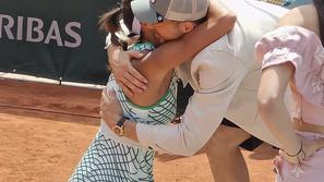 Olga Danilović in Jan Oblak