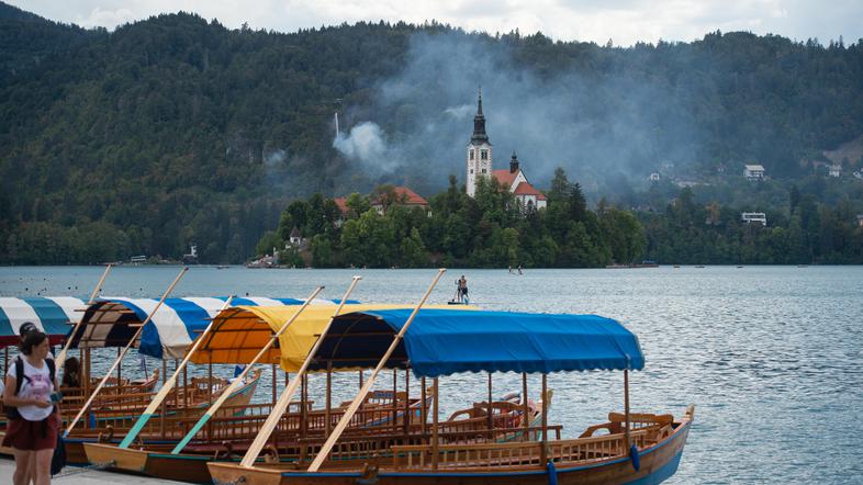 požar Bled