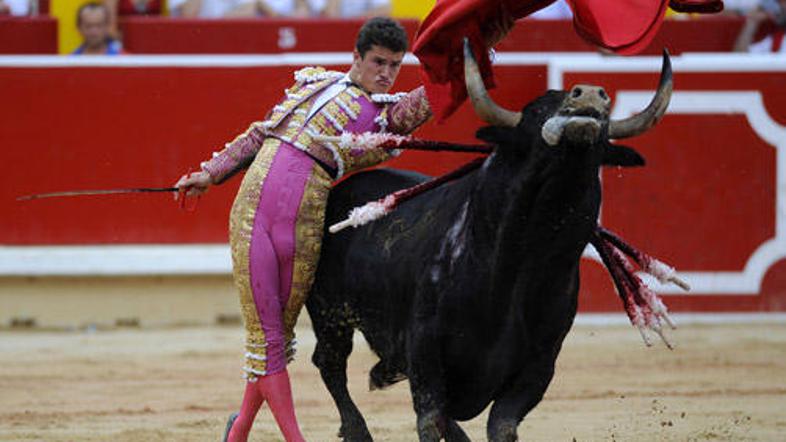Zadnje dejanje je znova prepuščeno matadorju, ki s seboj v areno prinese ogrinja