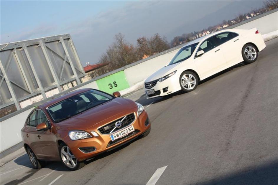 Primerjalni test honda accord type S in volvo S60