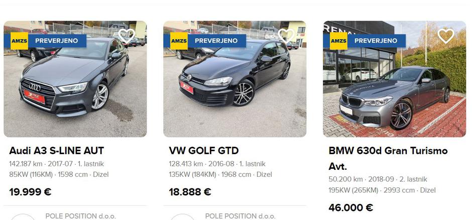 Rabljeni avtomobili na Doberavto | Avtor: Doberavto