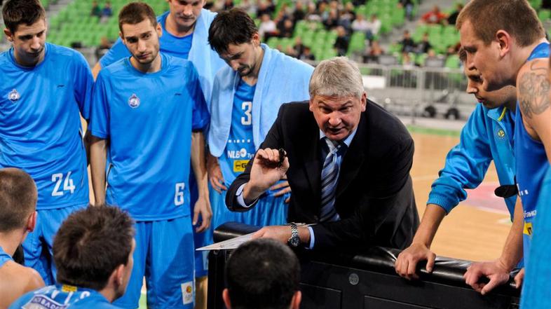 Pipan trener Union Olimpija MZT Skopje Aerodrom liga ABA Stožice