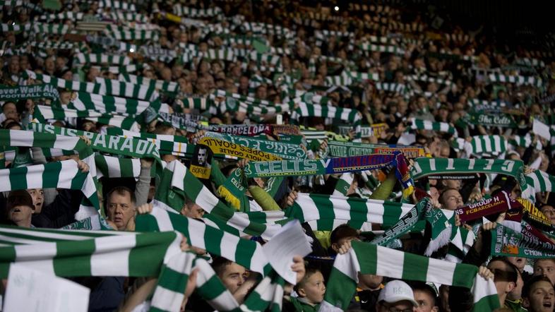 Celtic Park Glasgow Celtic navijači