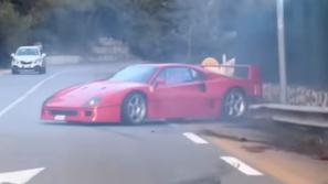 Nesreča ferrari F40