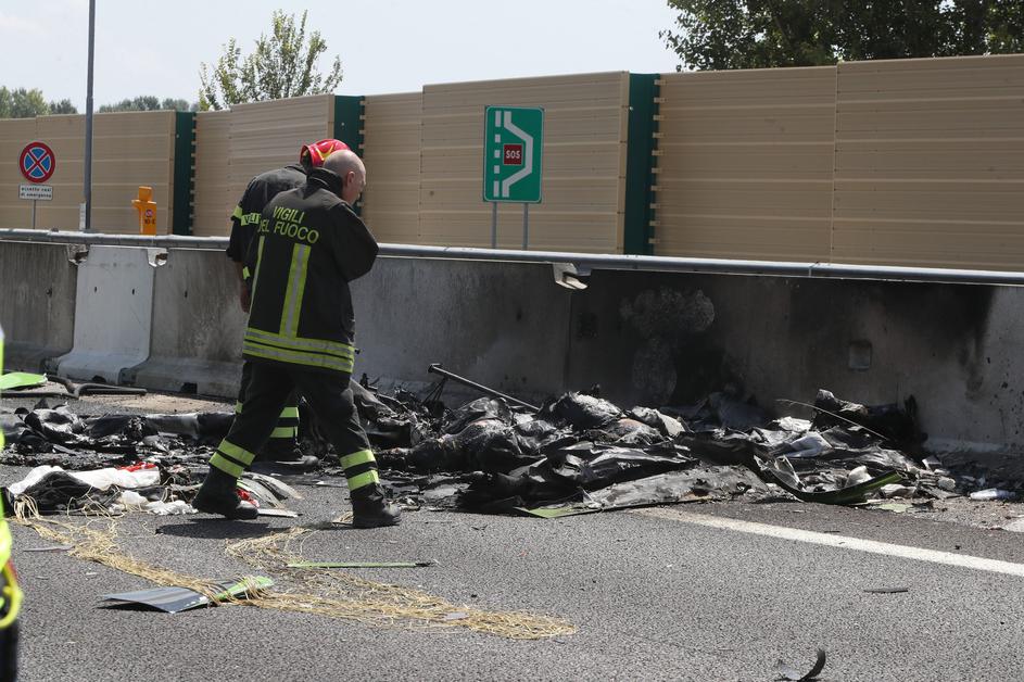 letalska nesreča brescia