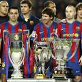 Xavi Hernandez Lionel Messi Andres Iniesta Carles Puyol Josep Guardiola Tito Vil