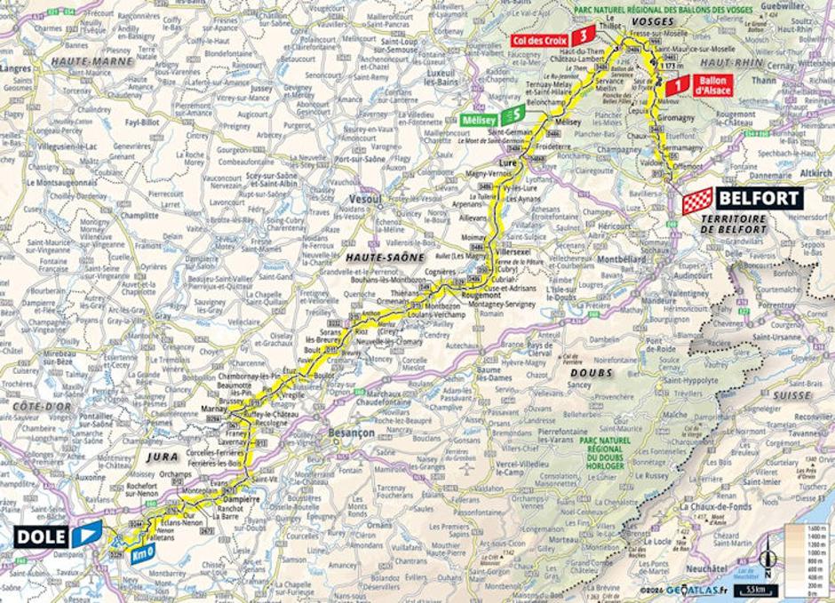 Trasa 13. etape dirke po Franciji | Avtor: Cyclingstage
