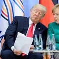 Donald Trump in Angela Merkel