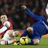 Wilshere Medel Arsenal Cardiff City Premier League Anglija liga prvenstvo