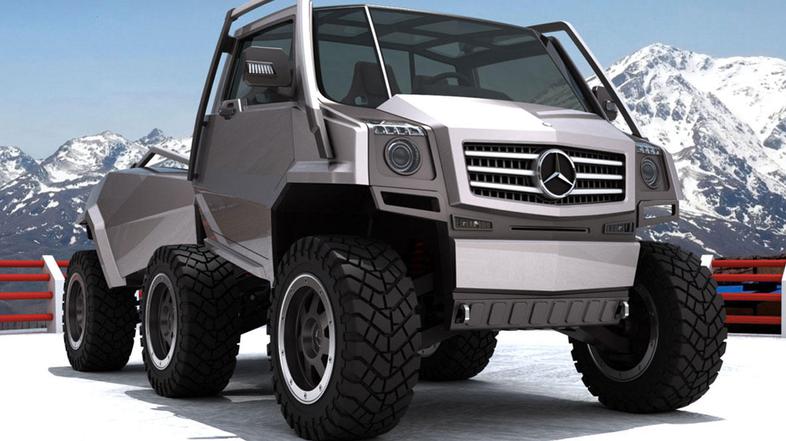 Mercedes-Benz hexawheel koncept.