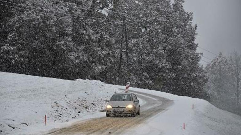Trenutno je "najbližji" sneg na Vršiču in Pokljuki. Na prvem je obvezna uporaba 
