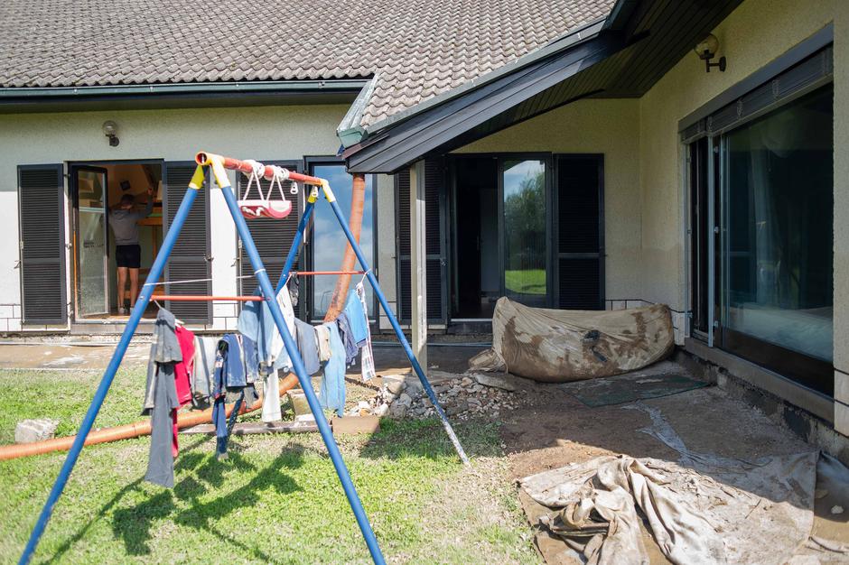 Sanacija po poplavah v Trzinu in Mengšu. | Avtor: Anže Petkovšek