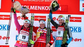 biatlon sprint oslo tora berger darja domračeva anastazija kuzmina 