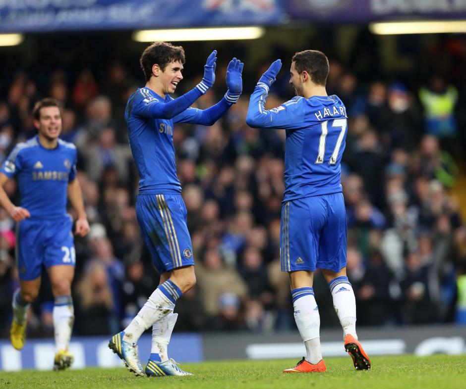 premier liga chelsea wigan hazard oscar | Avtor: EPA