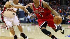 NBA končnica Cleveland Cavaliers Chicago Bulls druga tekma West Rose