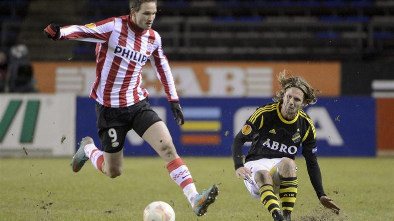 Matavž AIK Stockholm Solna PSV Eindhoven Evropska liga Lorentzson