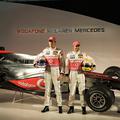 novi dirkalnik McLaren Mercedes Button Hamilton MP24-5