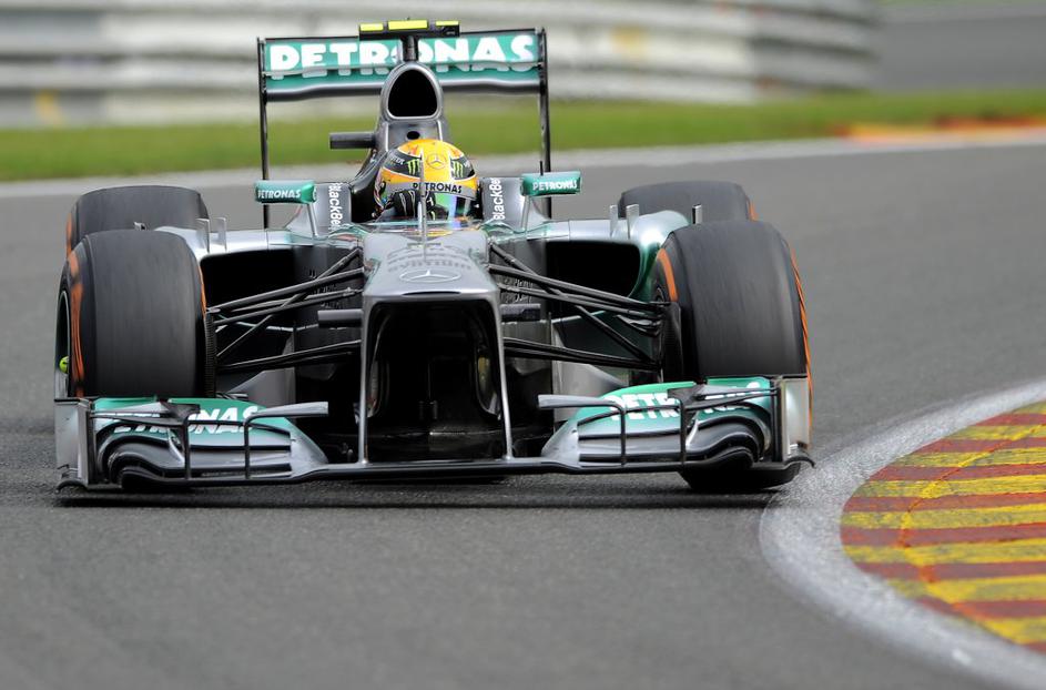 Hamilton formula 1 VN Belgije kvalifikacije