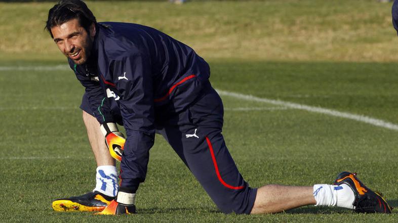 Gianluigi Buffon se zaveda moči Slovenije, čeprav bodo Italijani zagotovo vsaj m