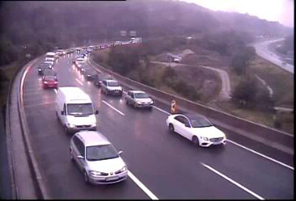 zastoj ljubljanska obvoznica dolenjska avtocesta