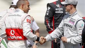 michael schumacher lewis hamilton