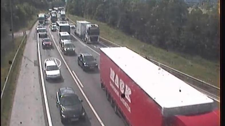 Zastoj na ljubljanski obvoznici