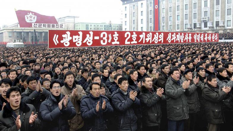 Praznovanje o izstrelitvi rakete