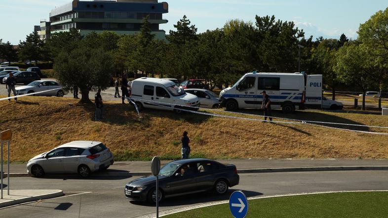 streljanje Izola bolnišnica