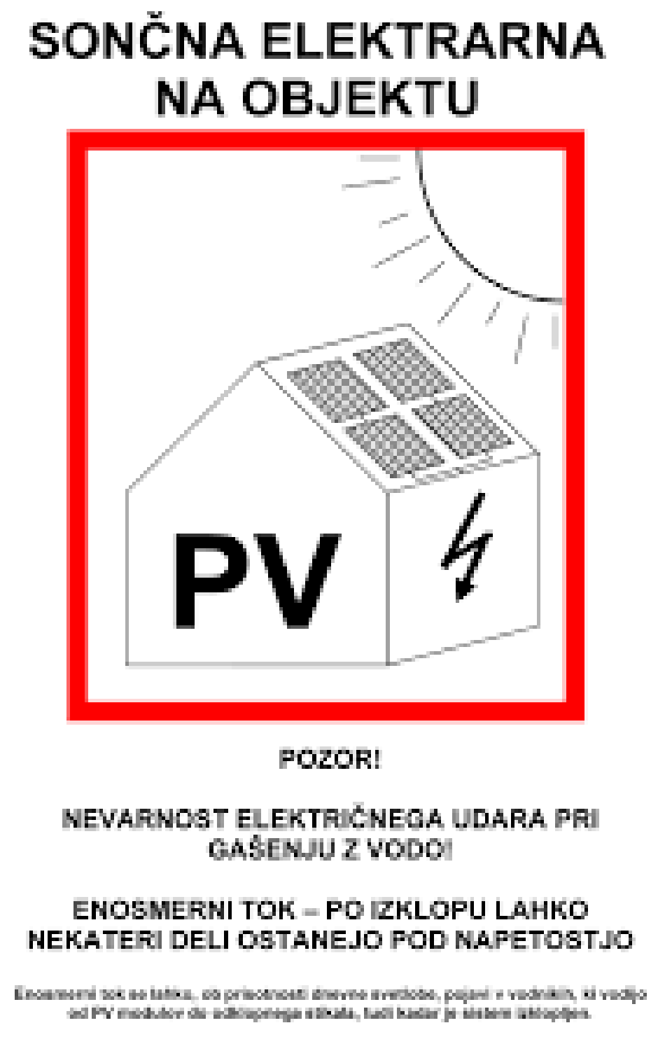 Oznaka za napetost | Avtor: arhiv szpv