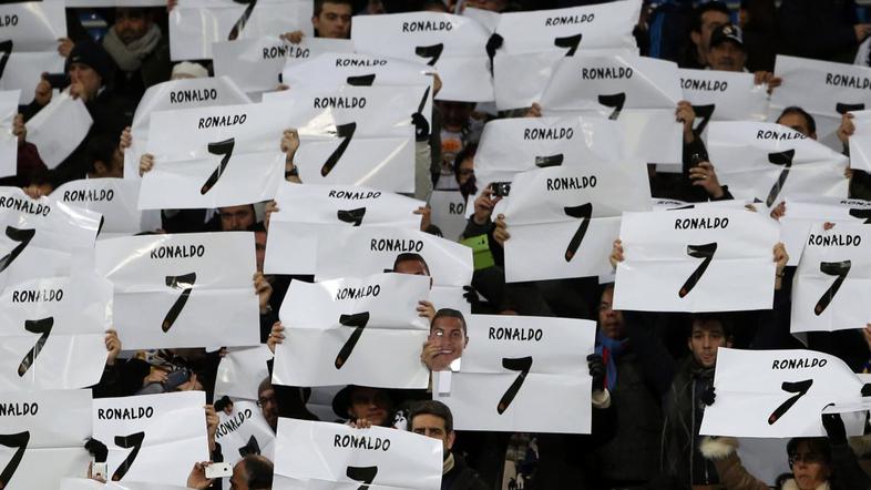 navijači real madrid ronaldo santiago bernabeu