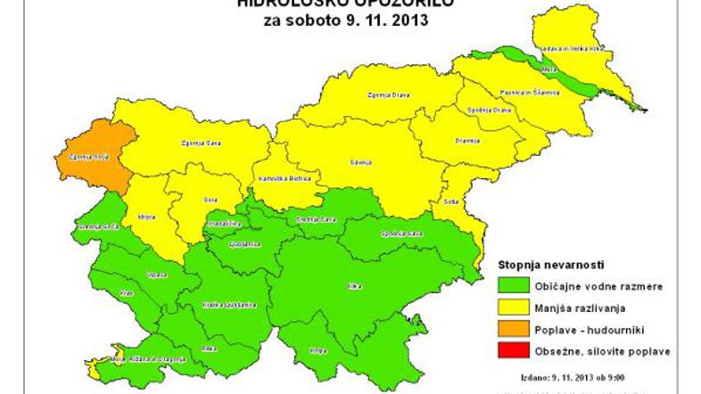 nevarnost poplav graf