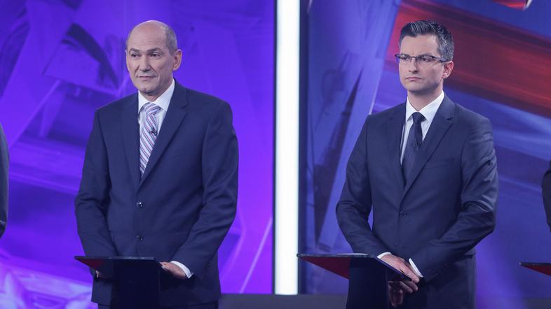 Janez Janša in Marjan Šarec